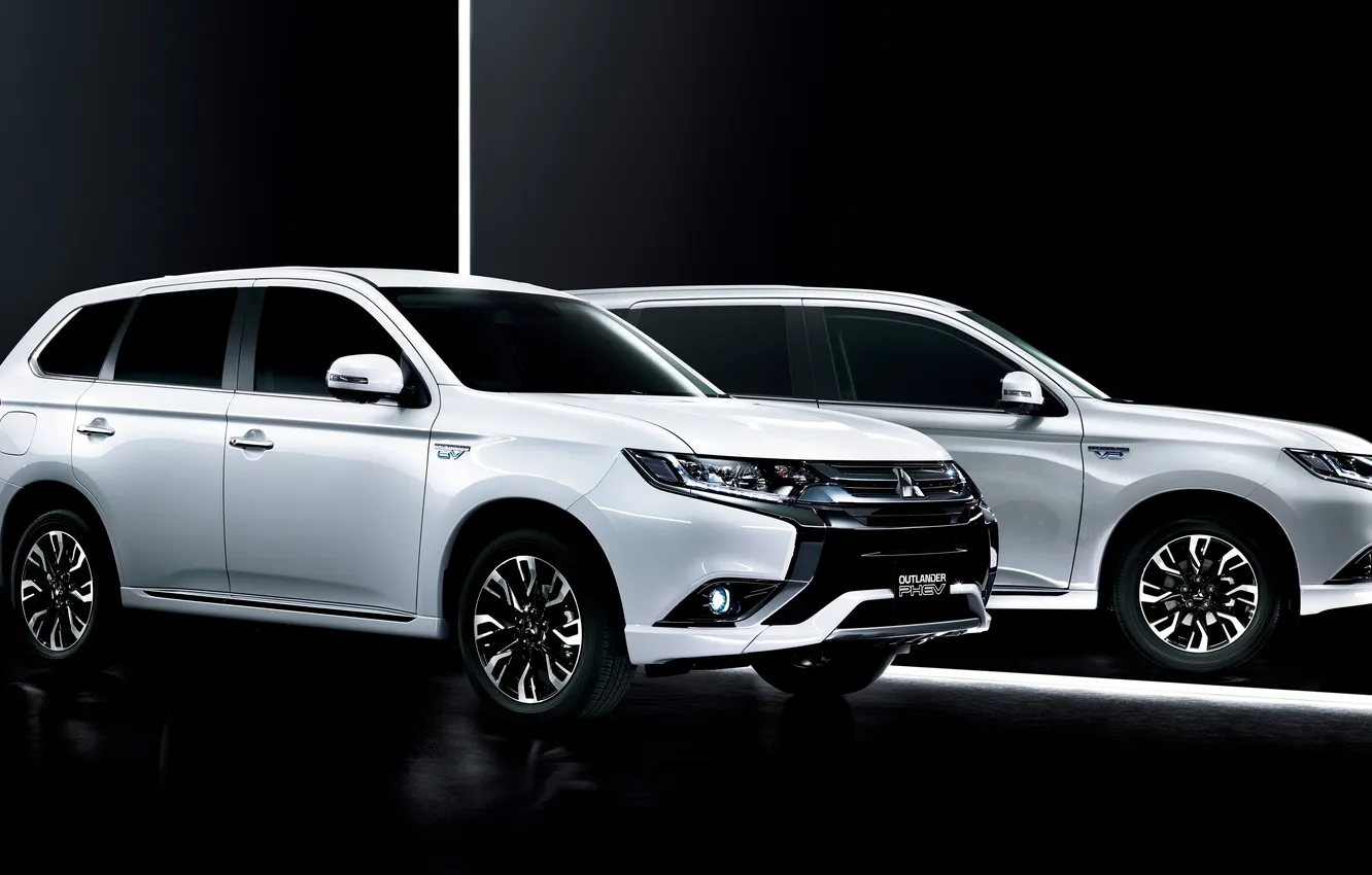 Photo wallpaper Mitsubishi, Mitsubishi, JP-spec, Outlander, 2015, PHEV, Outlander