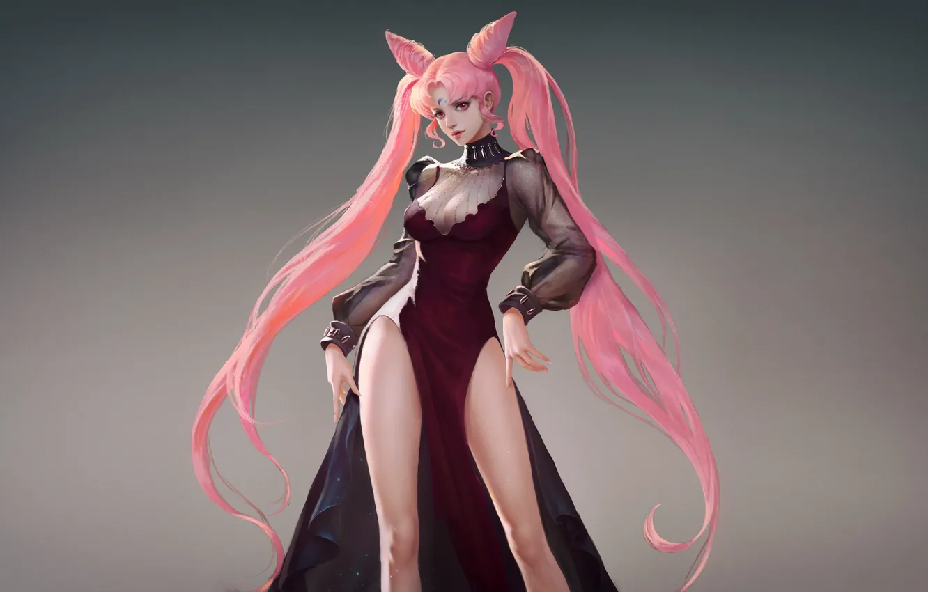 Photo wallpaper girl, sexy, figure, minimalism, figure, girl, sexy, baby