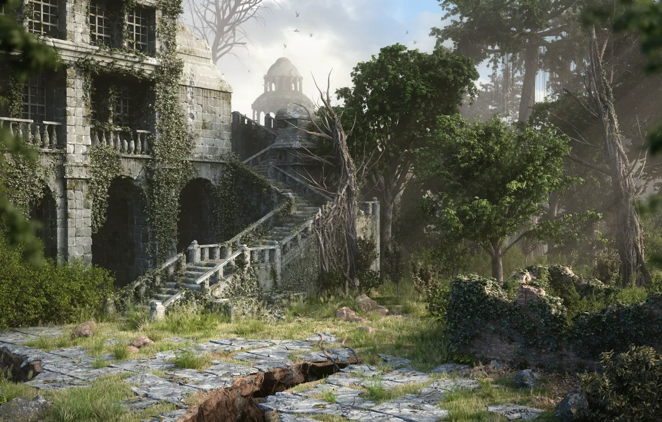 Photo wallpaper building, architecture, Forgotten Temple