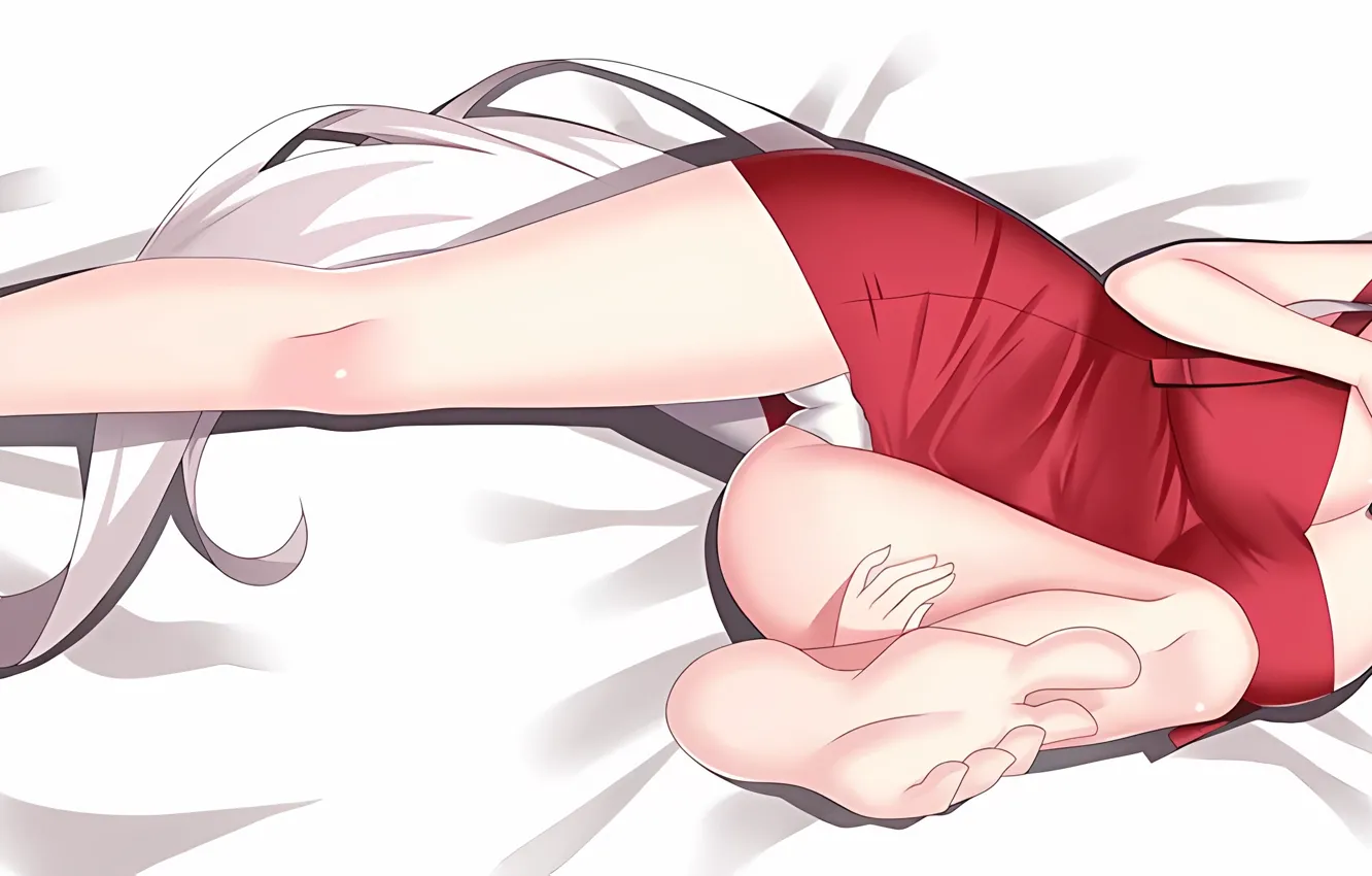 Photo wallpaper widescreen, girl, sexy, lingerie, cleavage, panties, long hair, dress