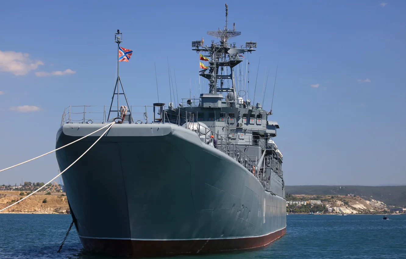 Photo wallpaper Navy, Azov, the project 775, large landing ship