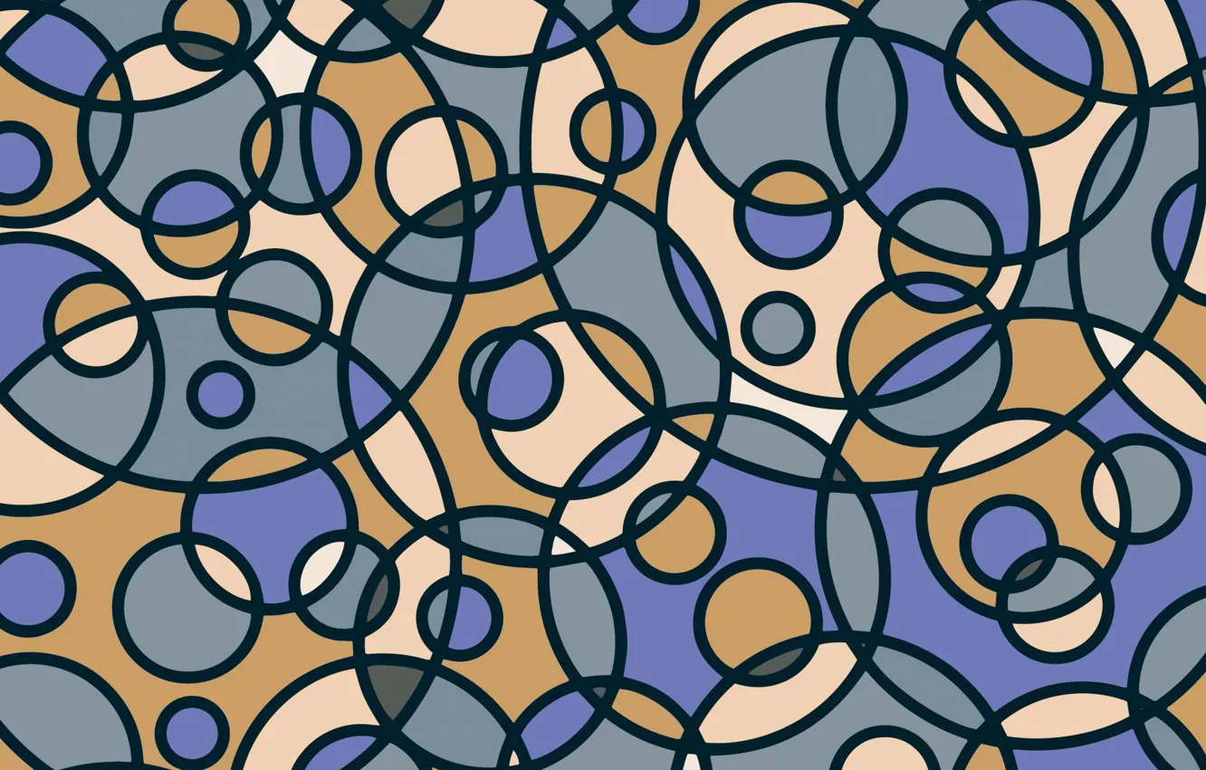 Photo wallpaper circles, abstraction, background, texture
