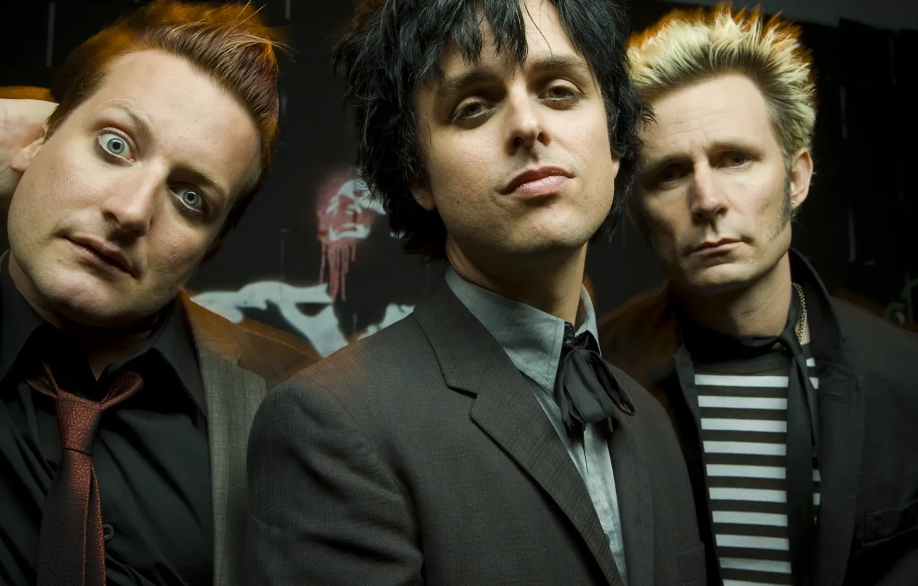 Photo wallpaper musicians, Green Day, Punk Rock