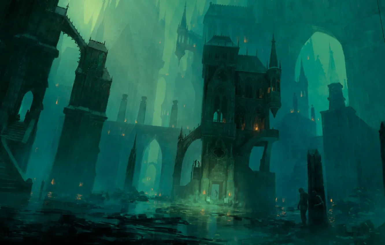 Wallpaper Magic The Gathering, Richard Wright, Swamp, Return to Ravnica — free download