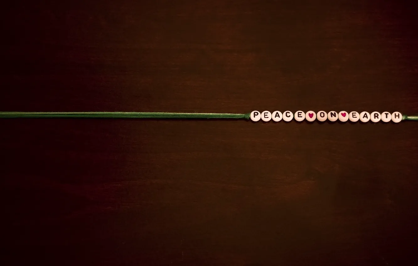 Photo wallpaper trees, love, the world, peace