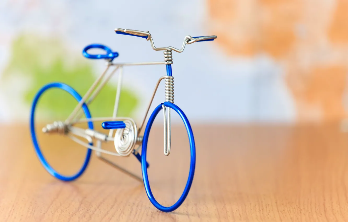 Photo wallpaper blue, bike, background, Wallpaper, toy, wallpaper, bicycle, different