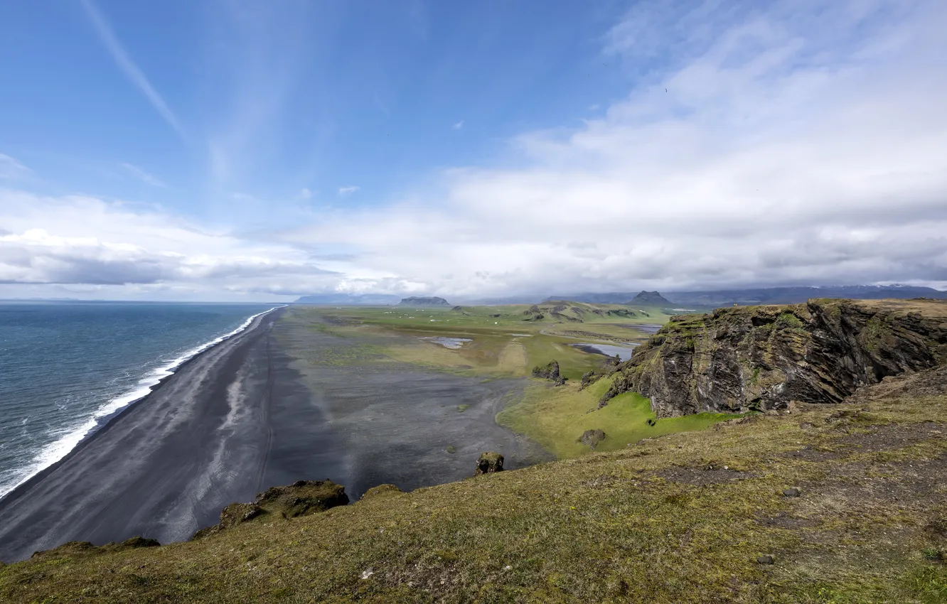 Photo wallpaper South, Iceland, Vik