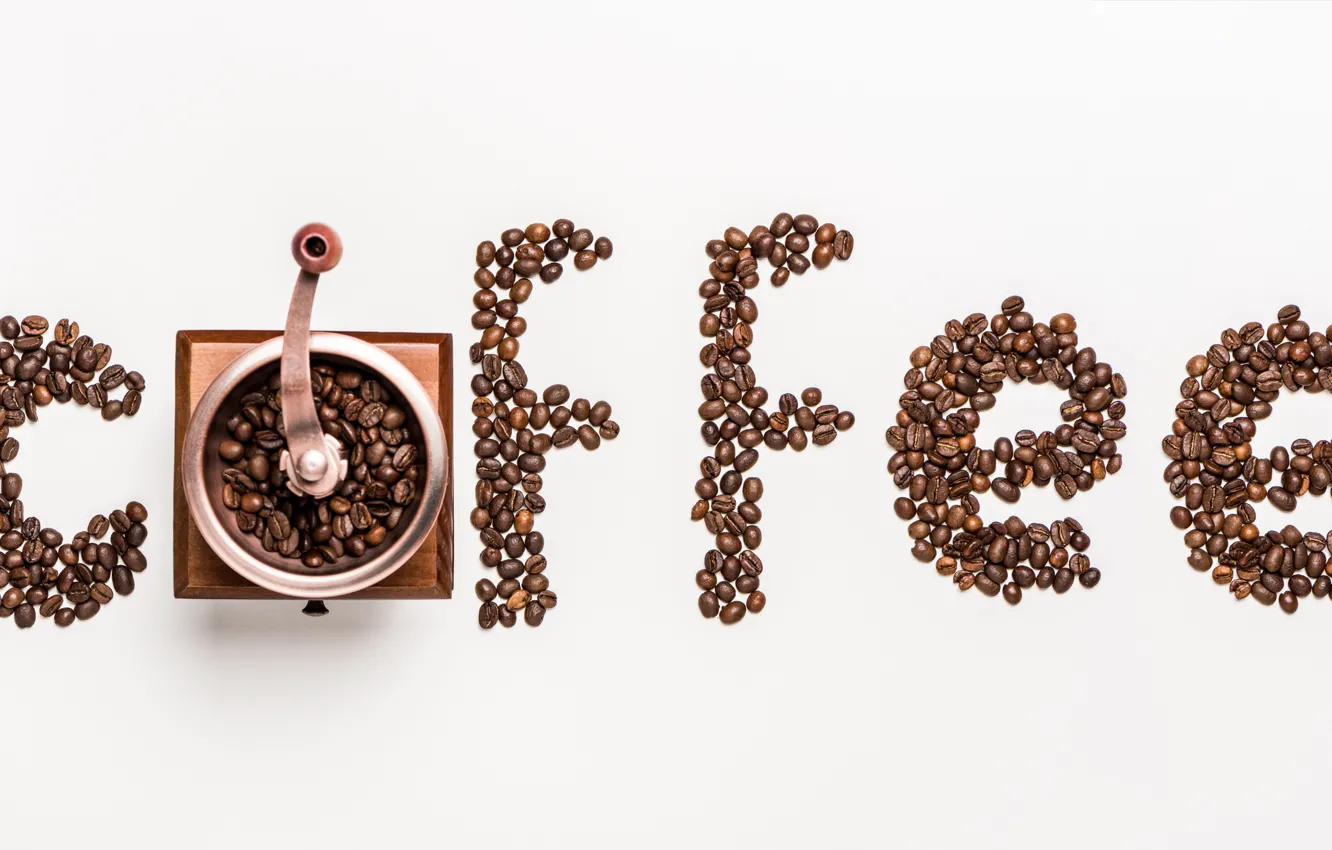 Photo wallpaper coffee, grain, beans, coffee