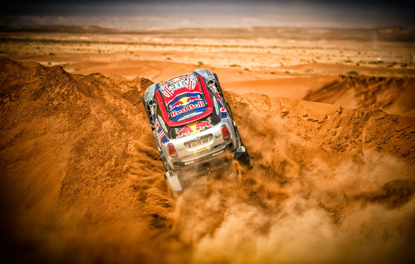 Photo wallpaper Sand, Mini, Sport, Desert, Race, Rally, Dakar, Dakar