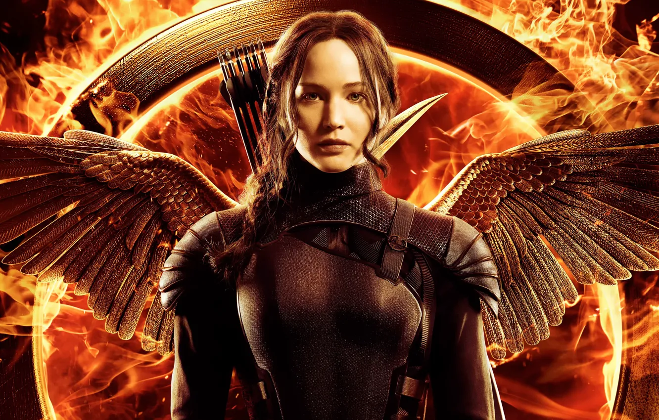 Photo wallpaper promo, Jennifer Lawrence, Katniss, The Hunger Games:Mockingjay, The hunger games:mockingjay