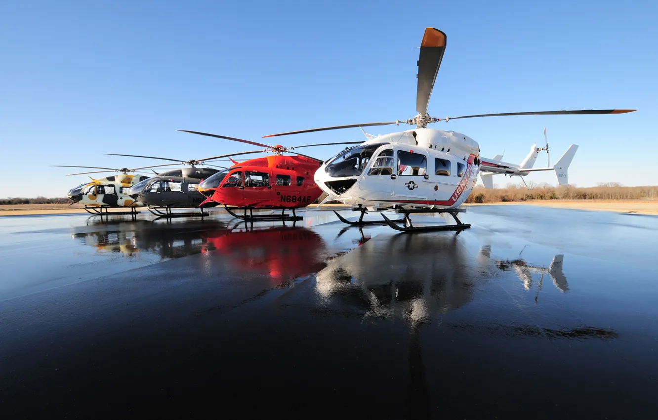 Photo wallpaper aviation, helicopter, helicopter