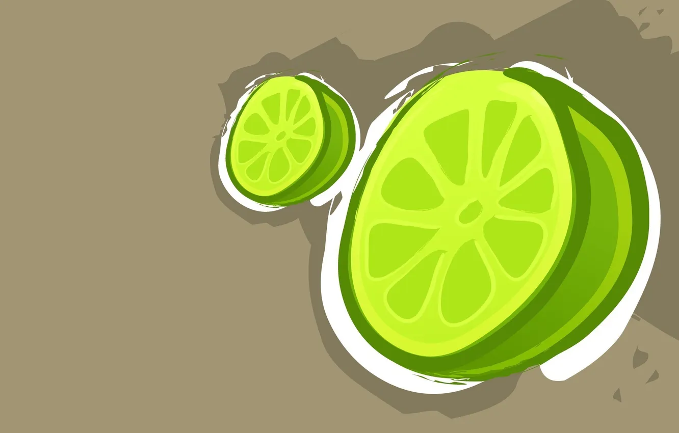 Photo wallpaper background, figure, lime