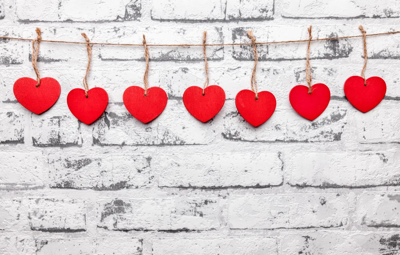 Photo wallpaper love, romance, hearts, love, heart, wood, romantic, Valentines