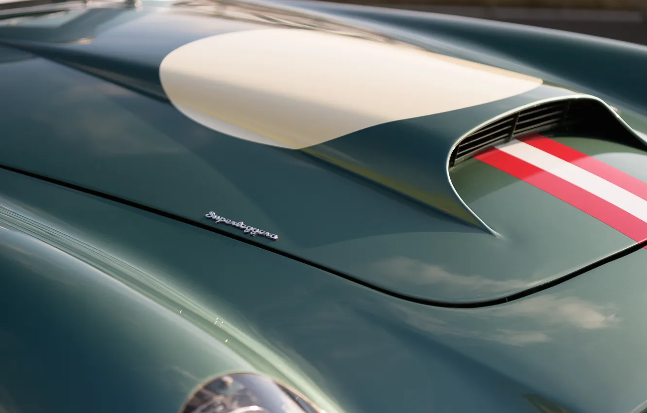 Photo wallpaper Aston Martin, The hood, Classic, 2018, Classic car, 1958, DB4, Sports car