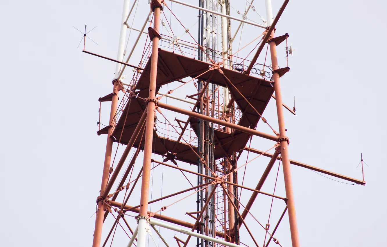 Photo wallpaper TOWER TELE DNEPR, TELEVISION TOWER DNEPROPETRVOSK, TV TOWER DNEPROPETROVSK, 3803км