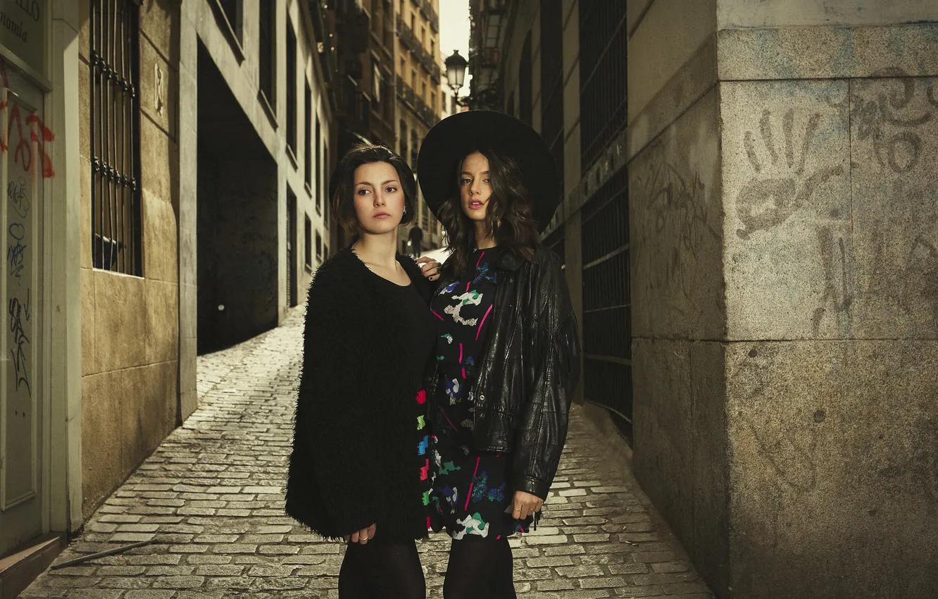 Photo wallpaper girl, the city, style, clothing