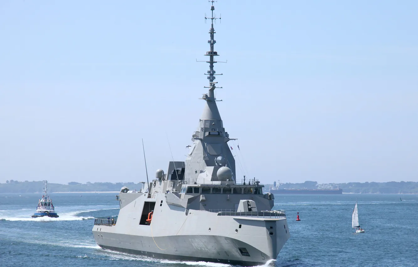 Photo wallpaper frigate, The Greek Navy, Kimon