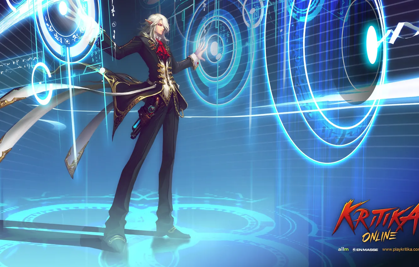 Photo wallpaper elf, the game, art, guy, Kritika Online