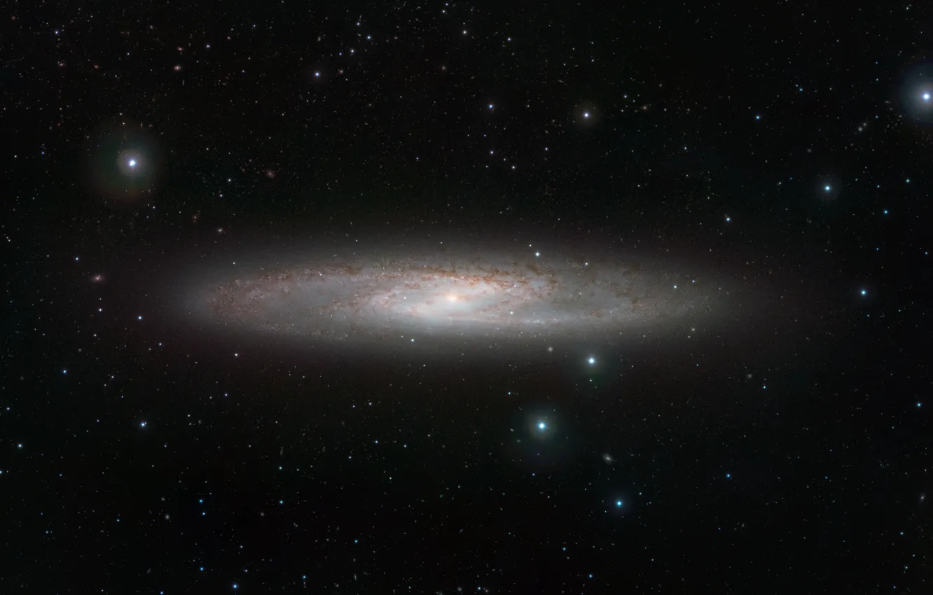 Photo wallpaper galaxy, constellation, NGC 253, sculptor