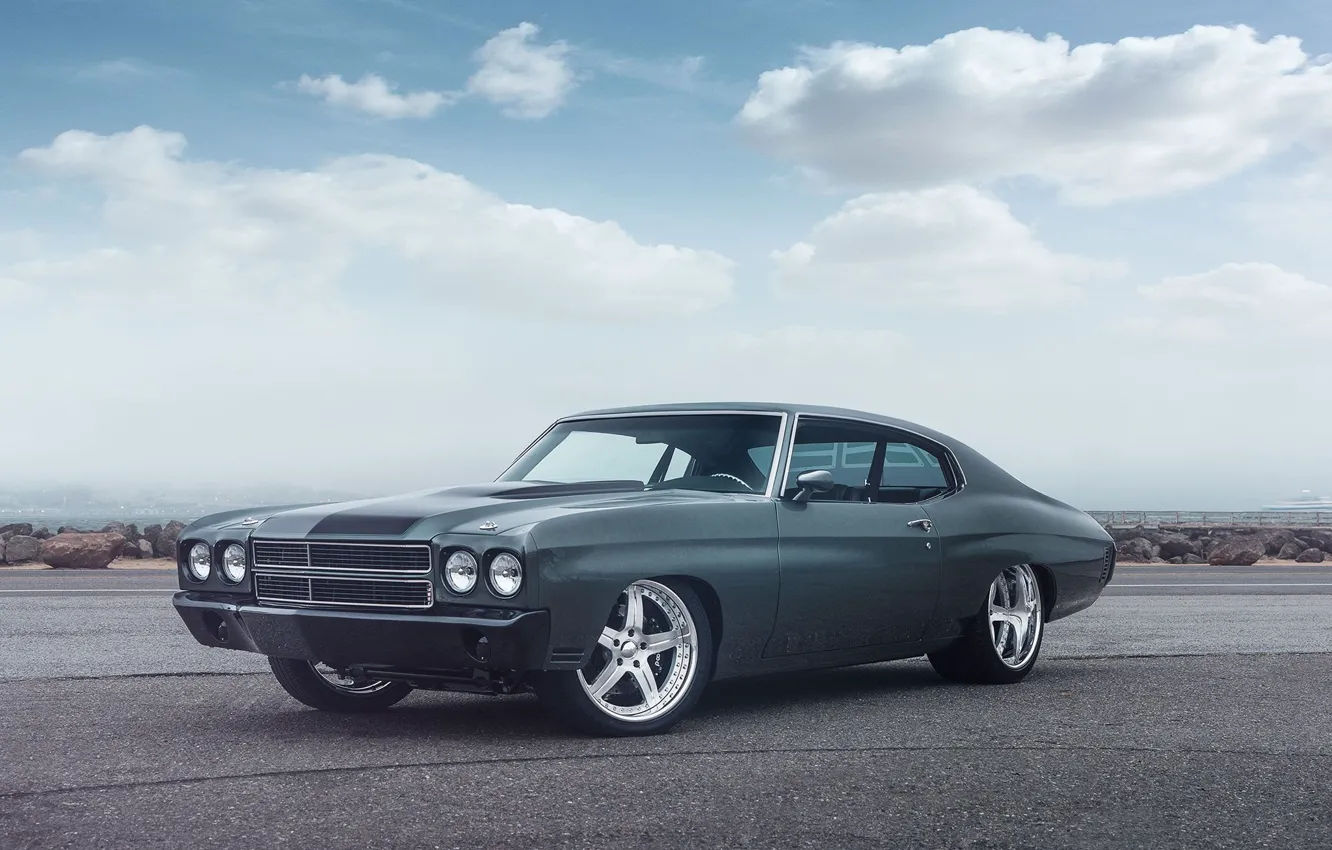 Photo wallpaper Chevy, Chevelle, Muscle car, Vehicle, Pro Touring