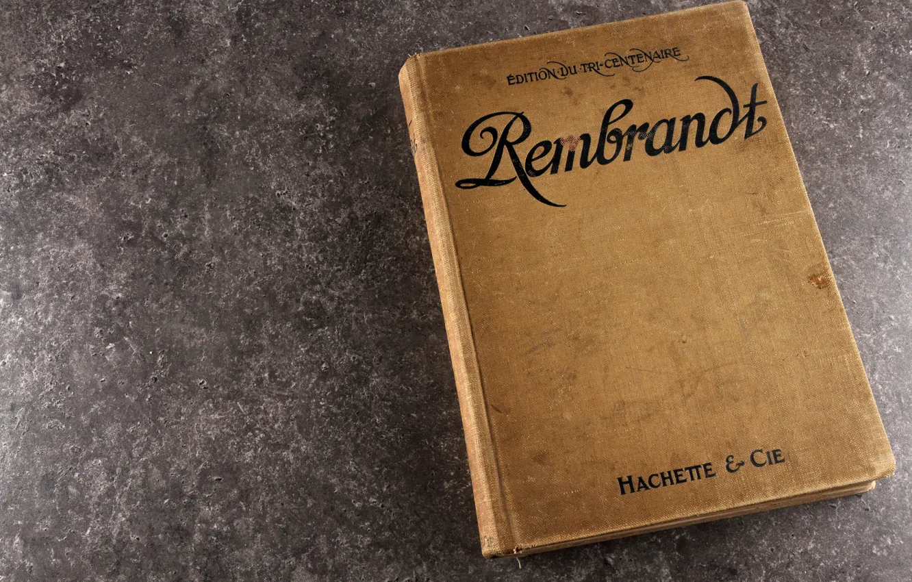 Photo wallpaper old, texture, book, granite, Antiques, Rembrandt, folio, Rembrandt