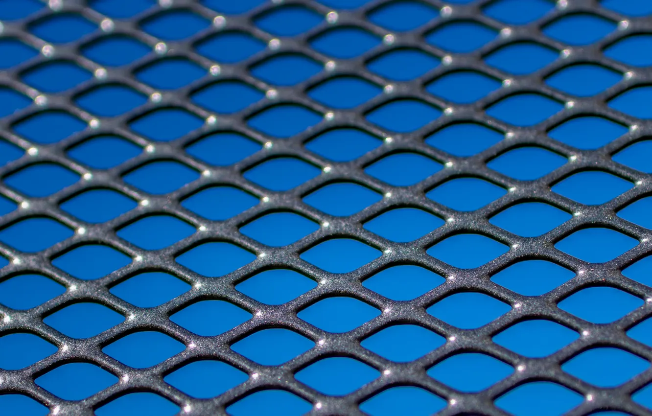 Photo wallpaper metal, background, mesh
