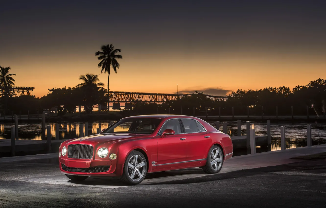 Photo wallpaper Bentley, Speed, Mulsanne