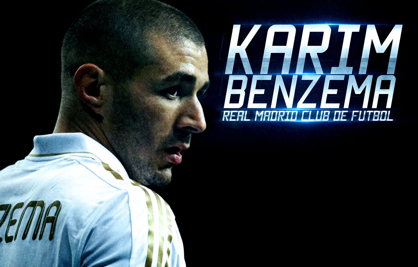 Photo wallpaper football, Real Madrid, Real Madrid, Karim Benzema, Karim Benzema