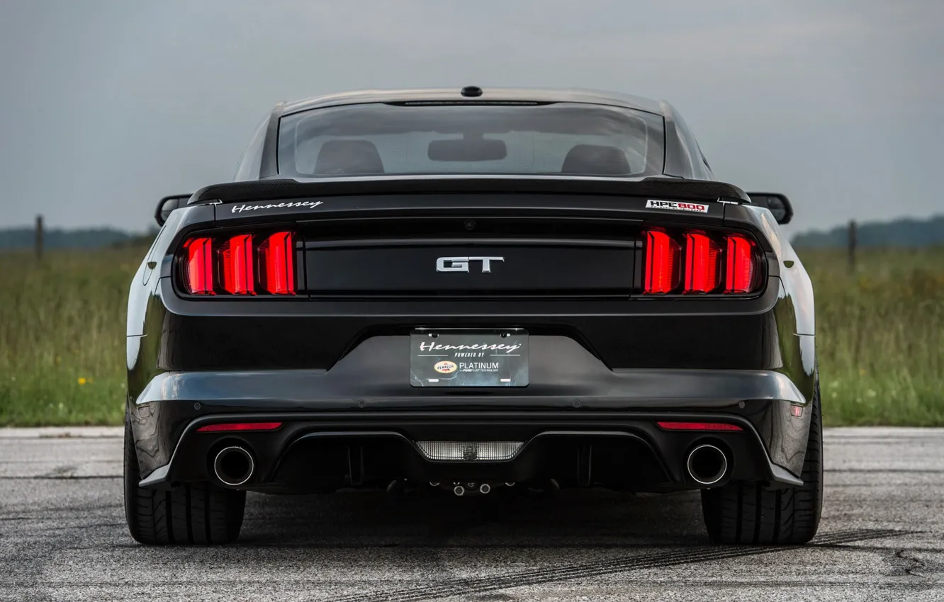 Photo wallpaper Mustang, Ford, rear, Hennessey, Hennessey Ford Mustang GT