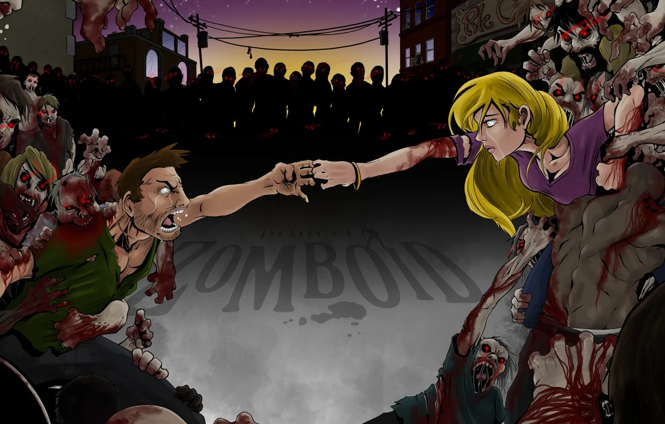Photo wallpaper art, zombies, zombie, art, Survival, Project Zomboid