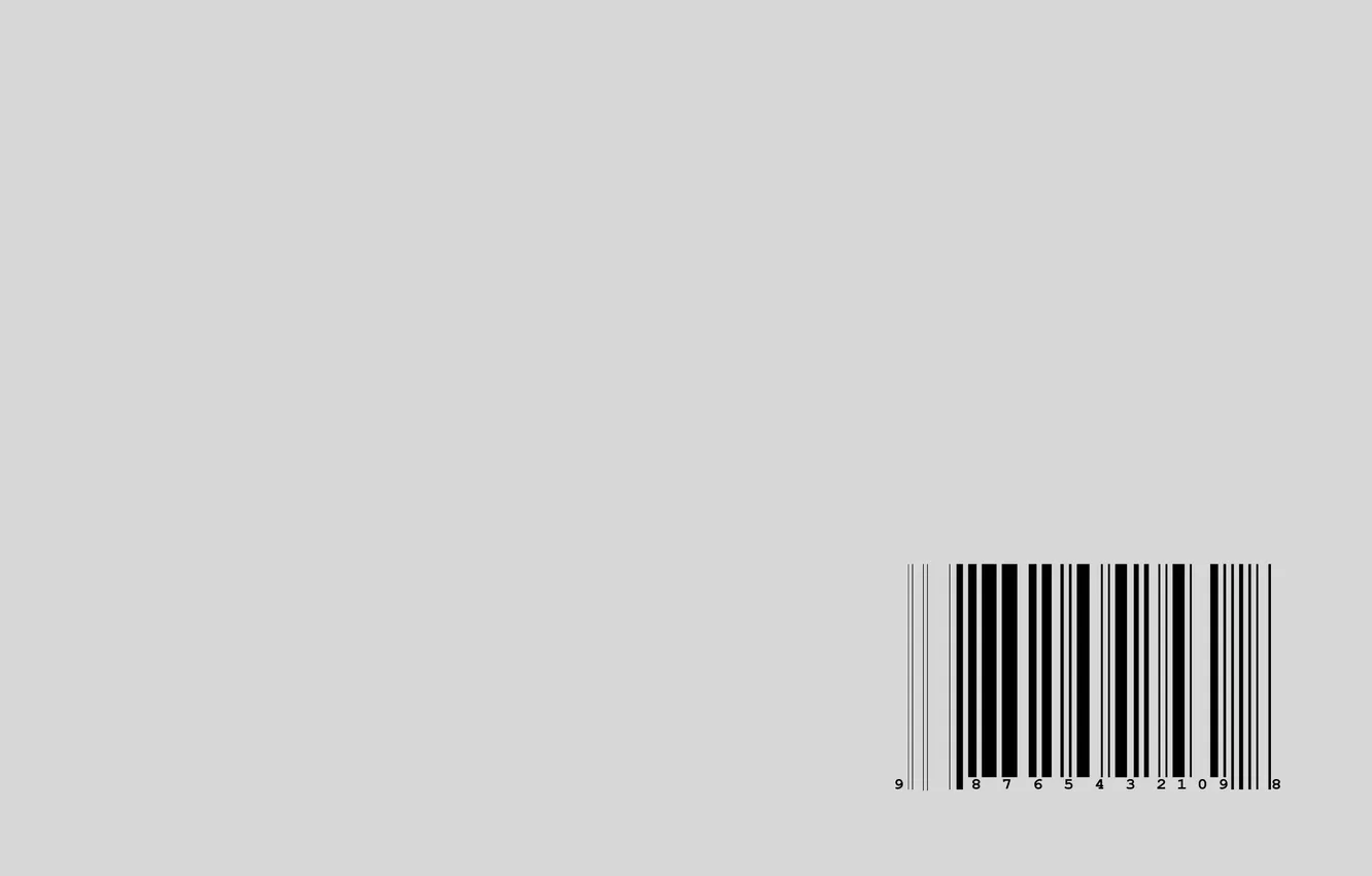 Photo wallpaper barcode, code, barcode