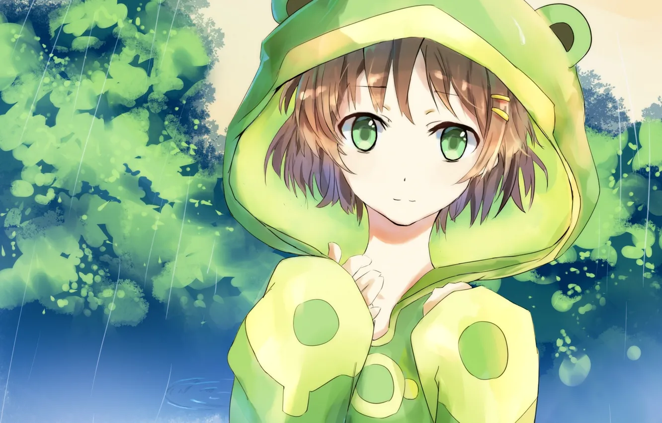 Photo wallpaper look, girl, Touhou