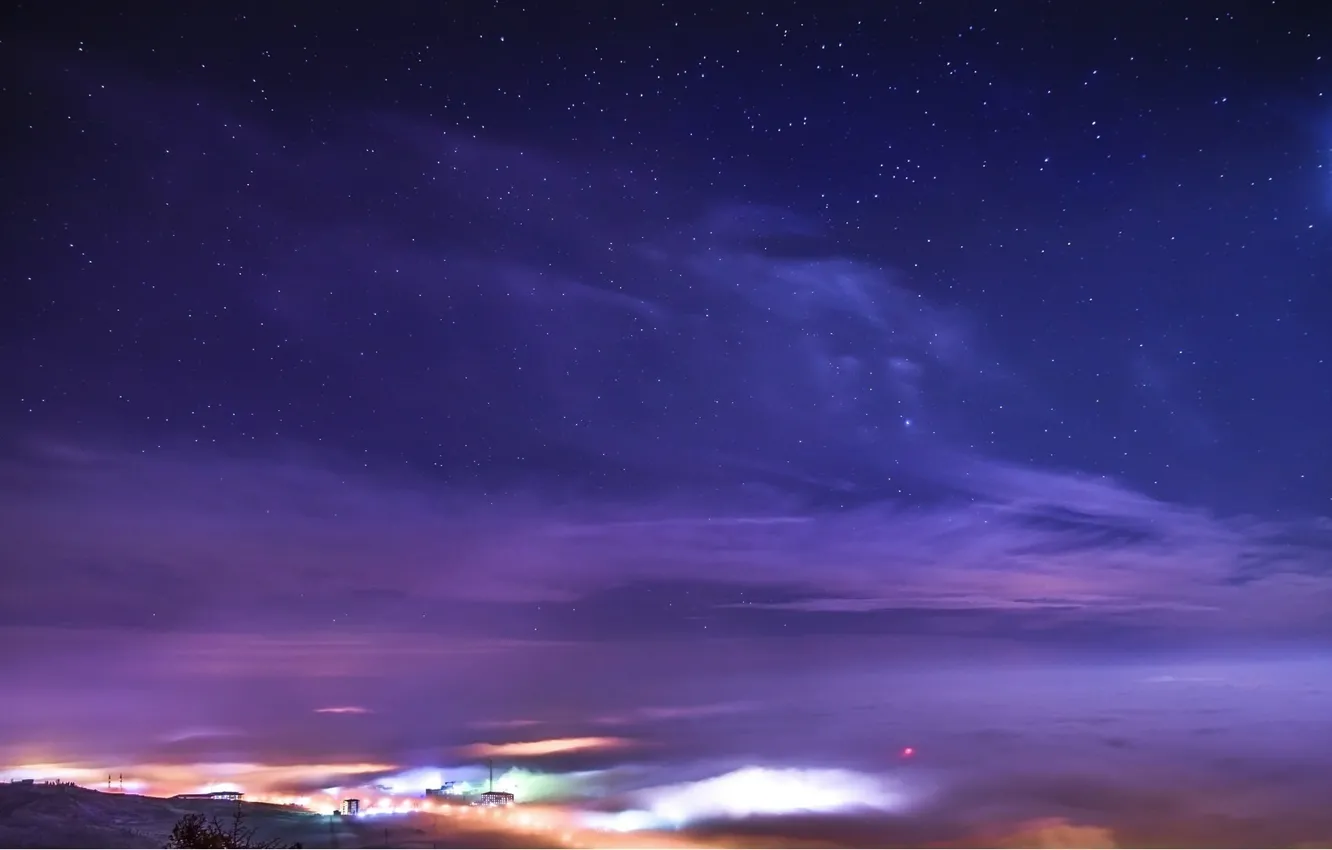 Photo wallpaper stars, night, starry sky