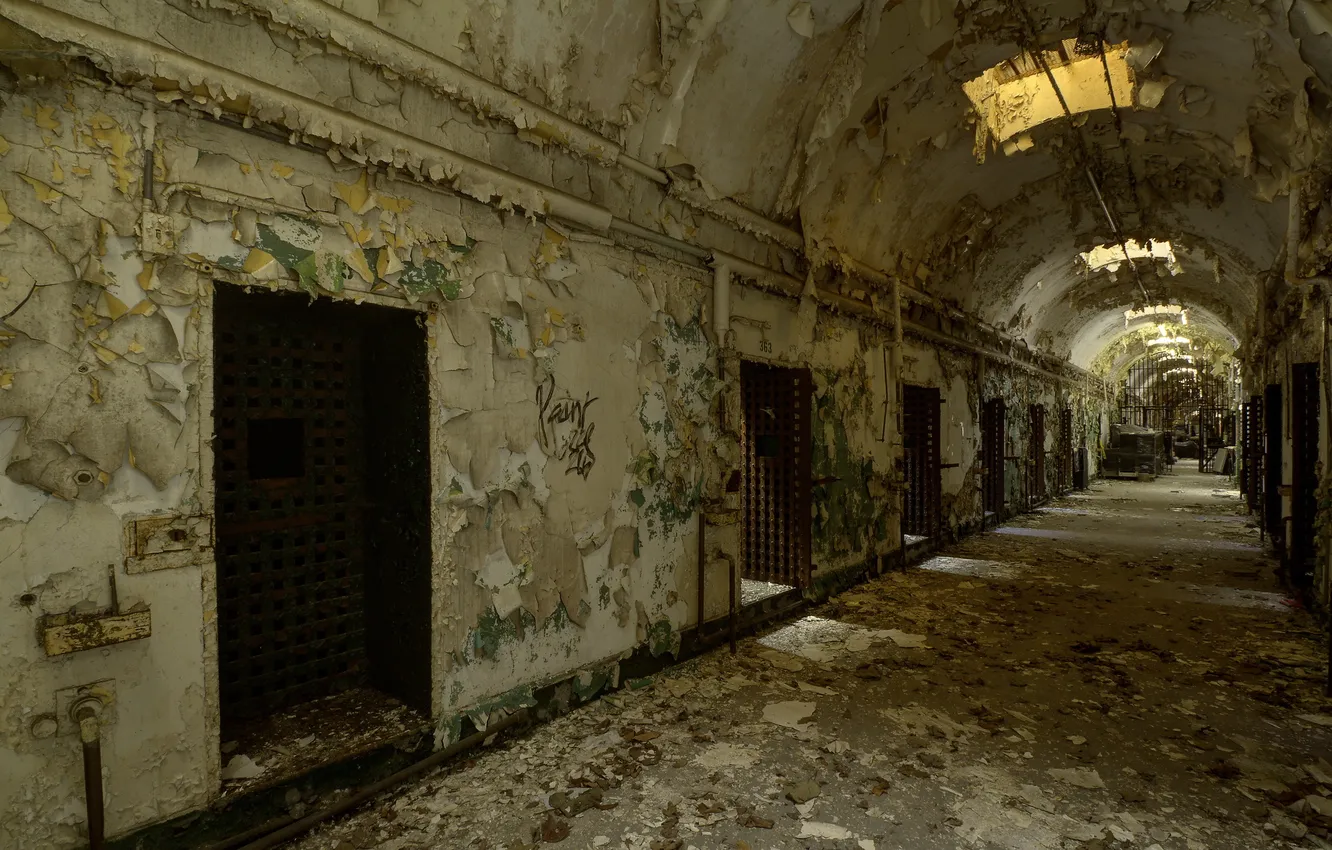 Photo wallpaper interior, camera, prison