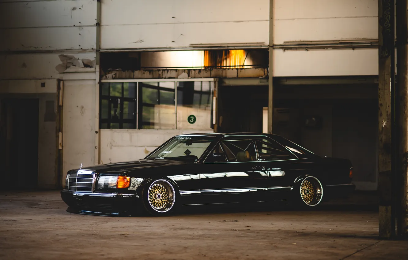 Photo wallpaper Coupe, w126, 560sec, facelift, c126