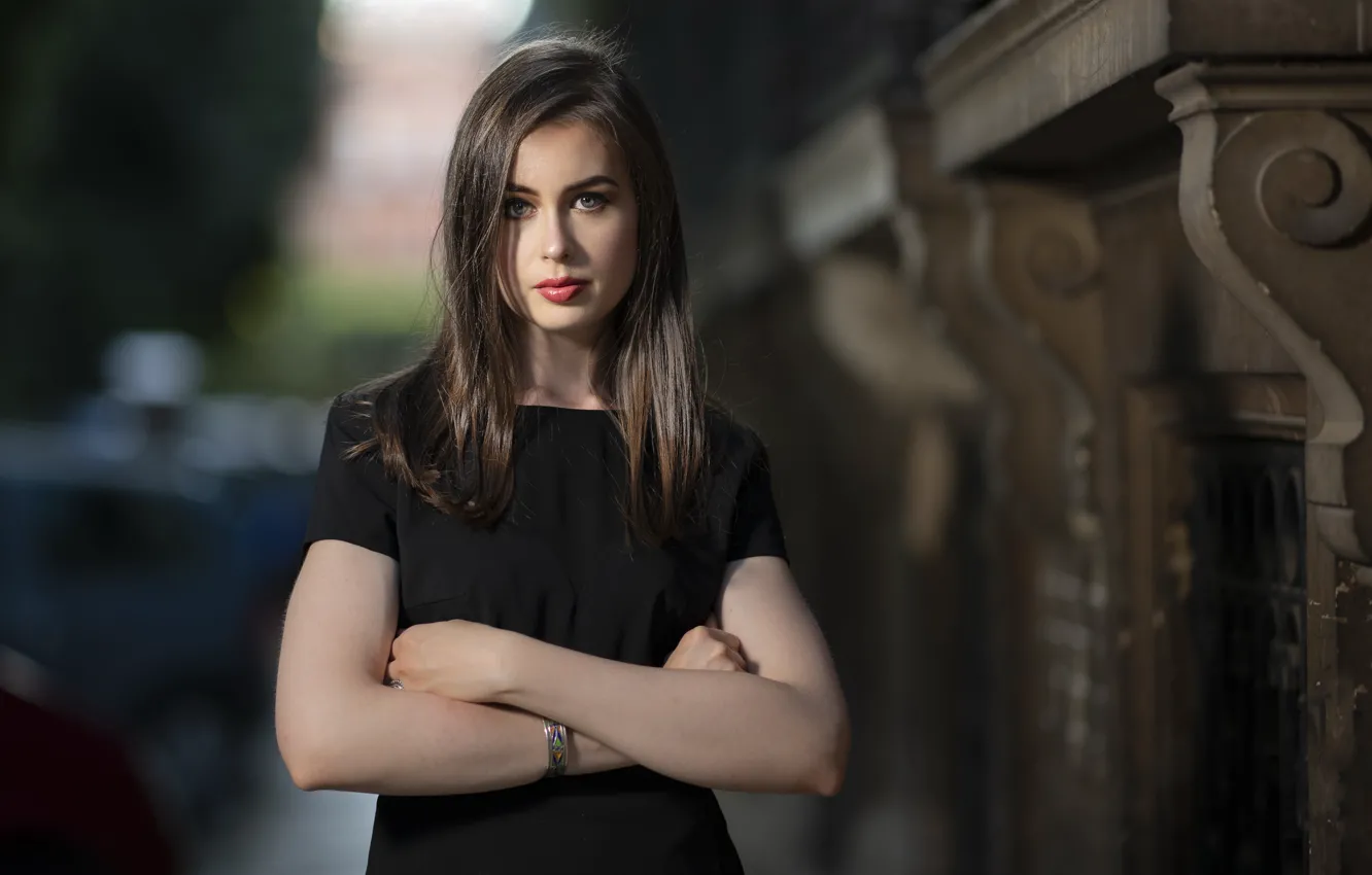 Photo wallpaper girl, portrait, Célia