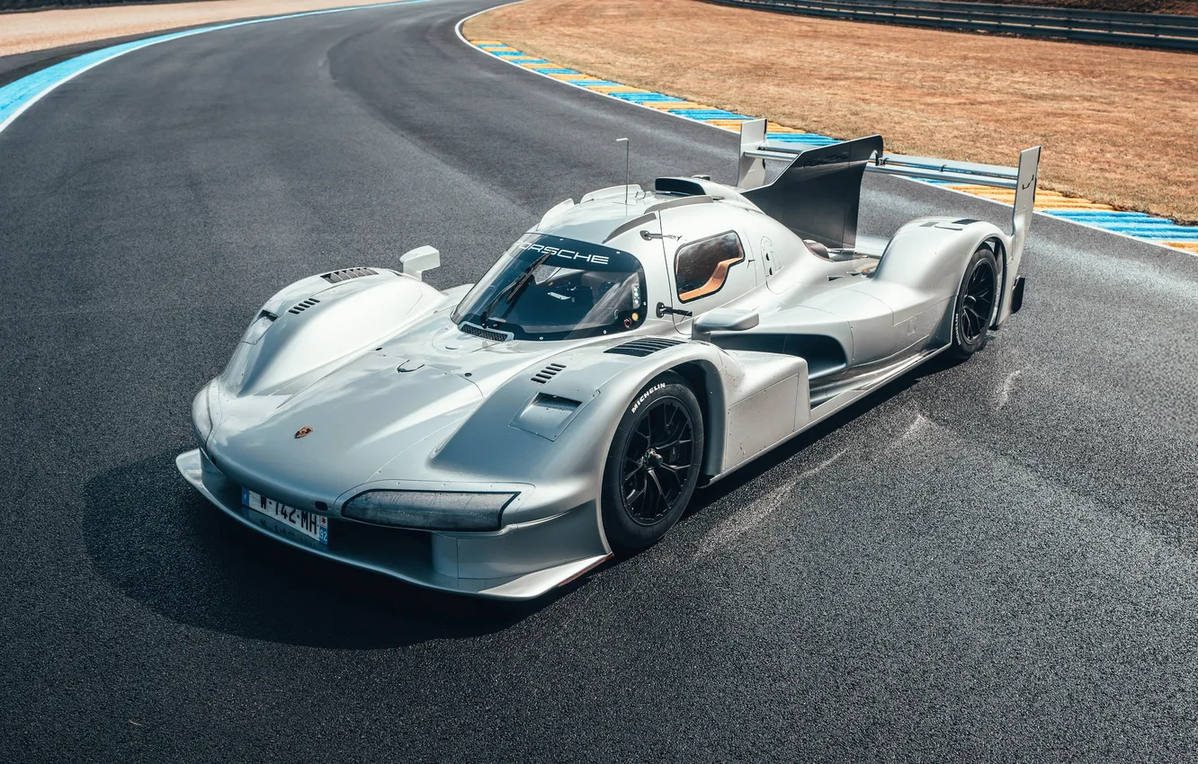 Photo wallpaper Porsche, gray, 963, RSP