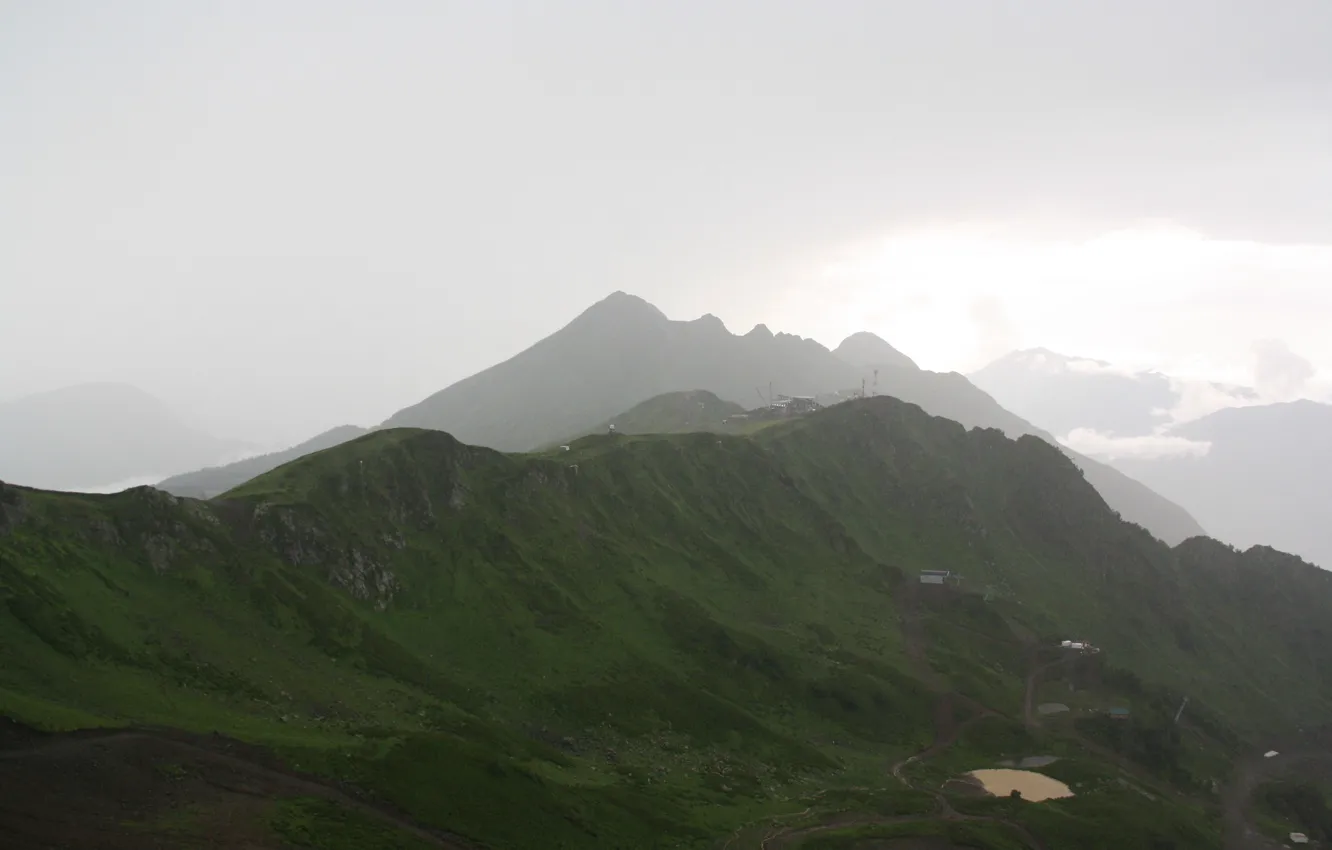 Photo wallpaper landscape, nature, Nikon, Sochi, Sochi, Rosa Khutor, Extreme Park, Rosa Khutor