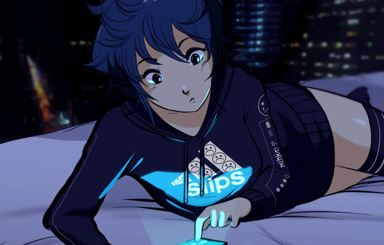 Photo wallpaper Music, Cover, Monstercat, Slips & Slurs x Mihka!, WiFi Tears