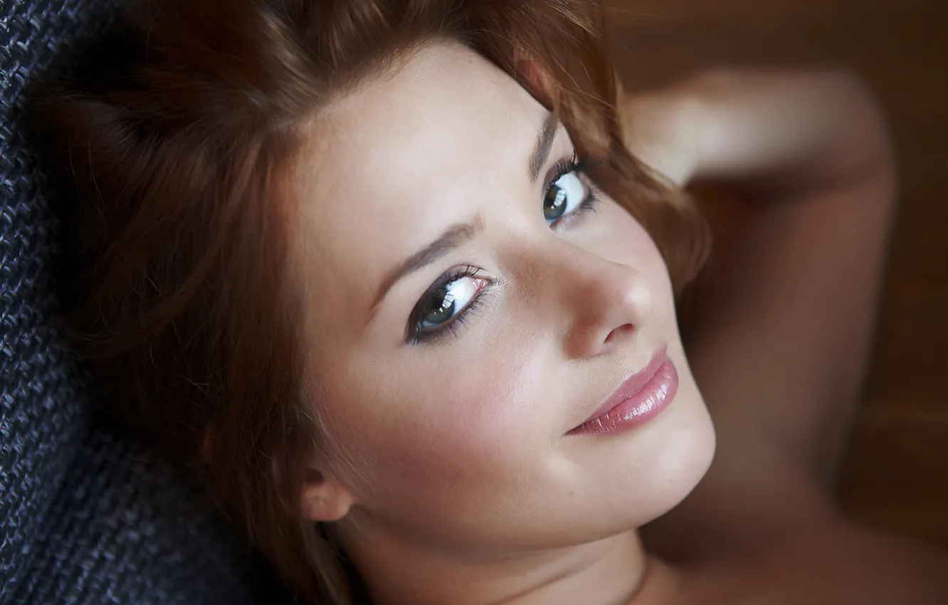 Photo wallpaper smile, Anna Tatu, Edwige