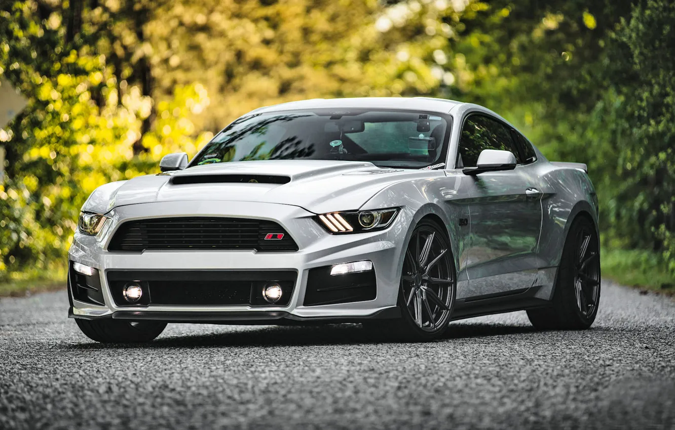 Photo wallpaper Mustang, Ford, S550, Ford Mustang S550