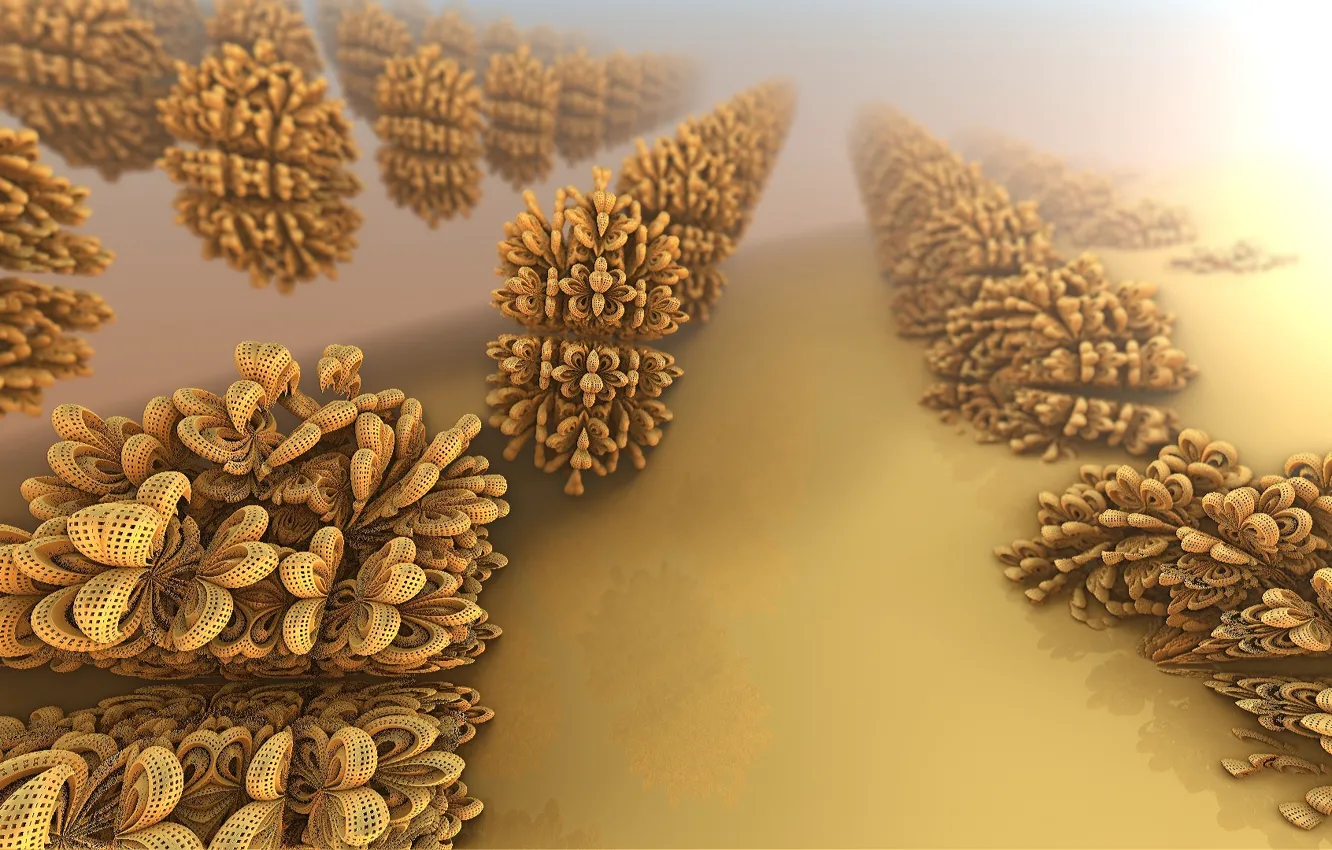 Photo wallpaper abstraction, background, texture, form, Fractal