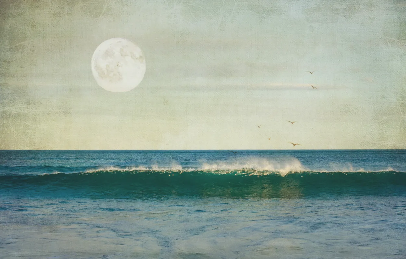 Photo wallpaper sea, landscape, style, background