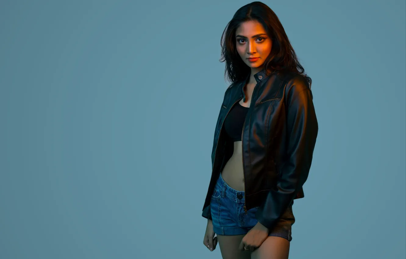 Photo wallpaper girl, hot, sexy, eyes, smile, beautiful, figure, model