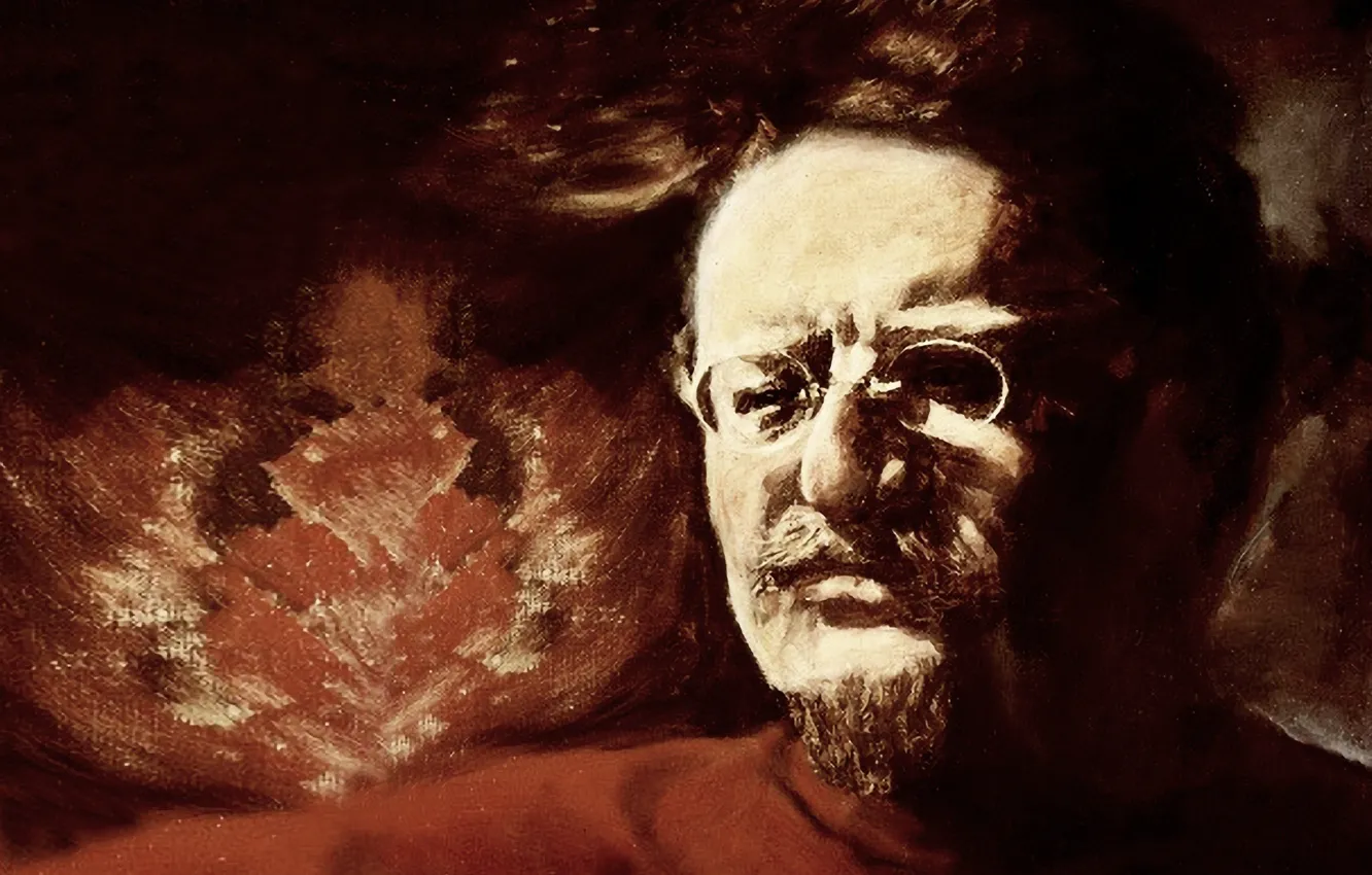 Photo wallpaper Lenin, revolution, Trotsky, Revolution, Trotsky, 1917