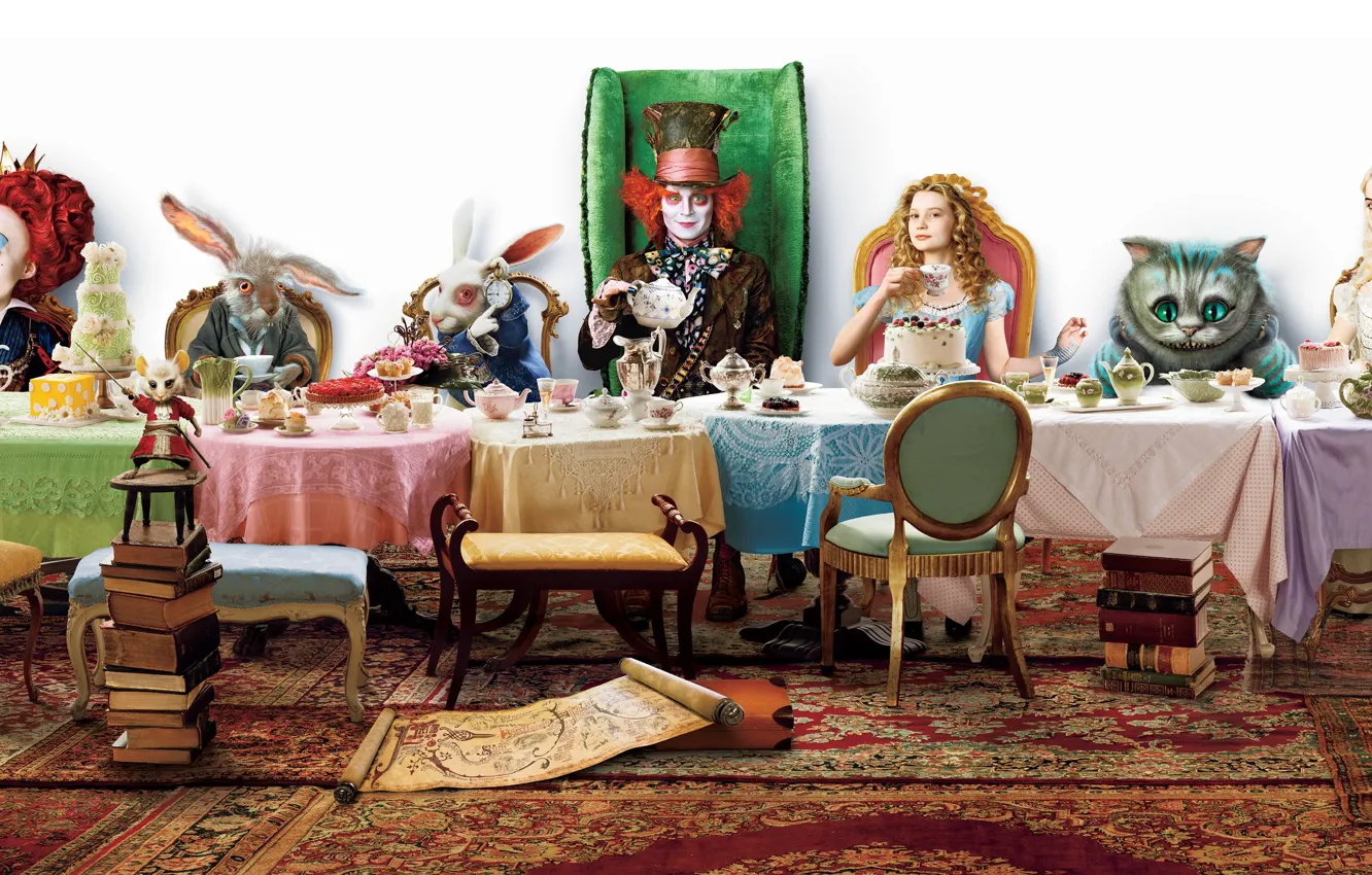 Photo wallpaper Alice in Wonderland