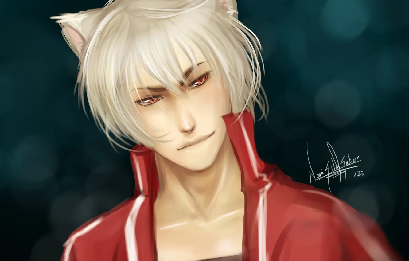 Photo wallpaper look, jacket, guy, ears, art, TielSS