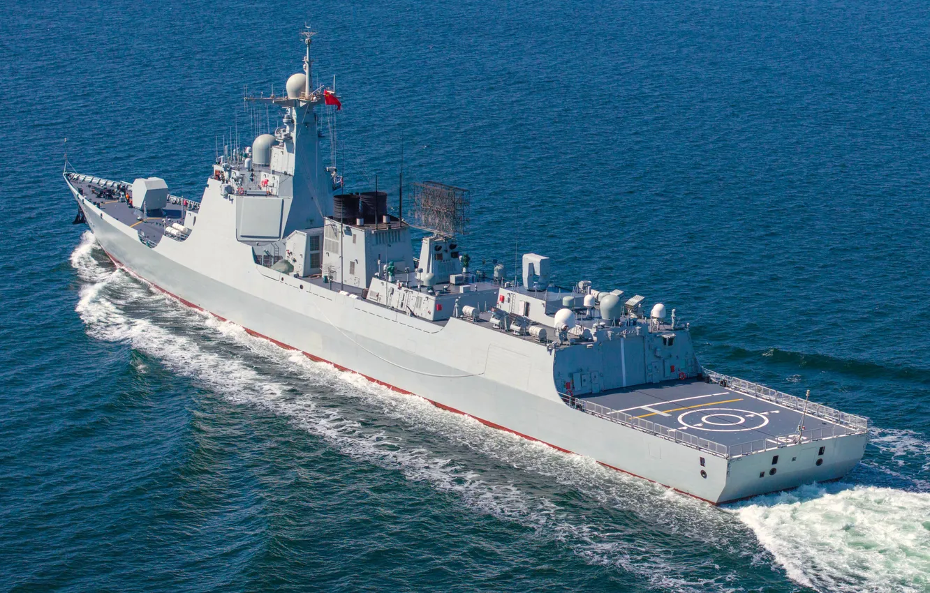 Photo wallpaper China, destroyer, CNS Jiaozuo