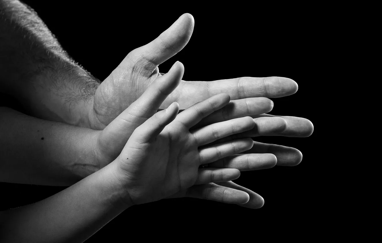 Photo wallpaper life, people, hands, generation