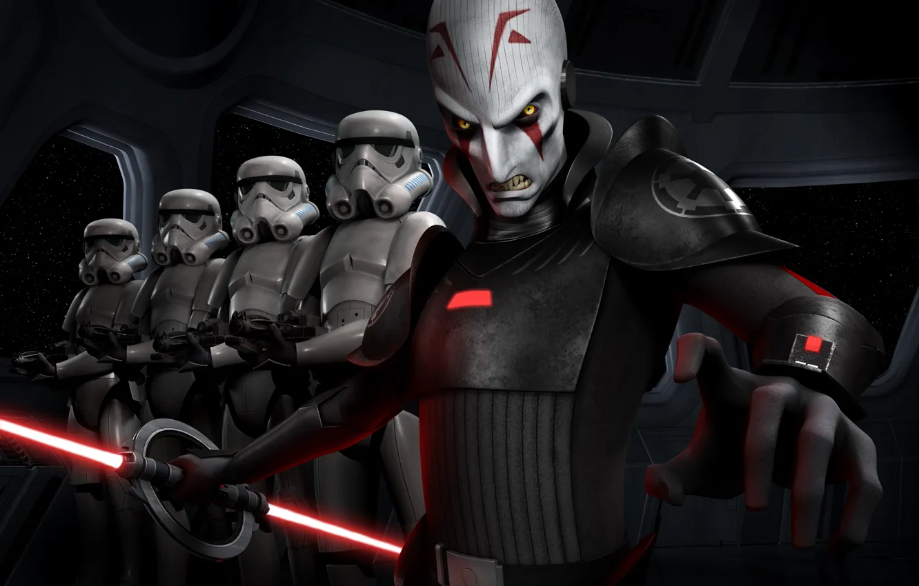 Photo wallpaper Empire, animated series, The Inquisitor, Star wars: Rebels, Grand Inquisitor, Star Wars Rebels
